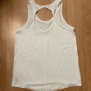 Zyia White Twist Tank Top